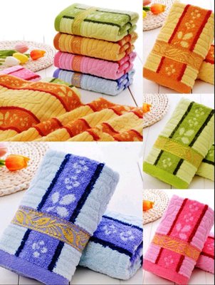Набор цветных полотенец "Махра" на кухню 25*50 см. 20 шт. 80395 фото