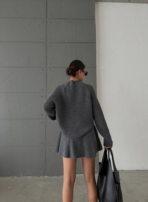 Костюм вязаный с юбкой в стиле Zara 30000-37 фото