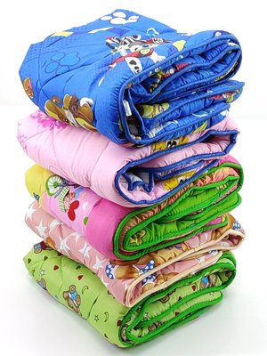 Не дорогое детское одеяло с подушкой 110*140 см. 50*50 см. 22961 фото