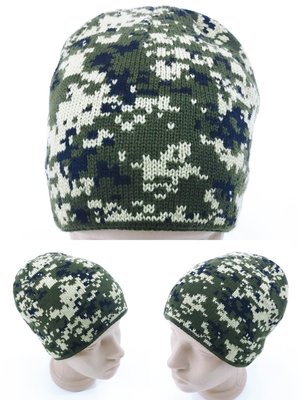 Камуфляжные мужские шапки "Пиксель" 90028 фото