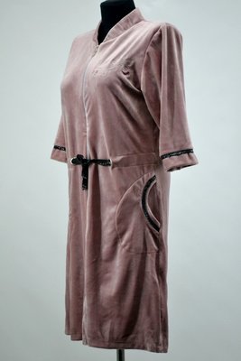 Женские велюровые халаты М 14 73059 фото