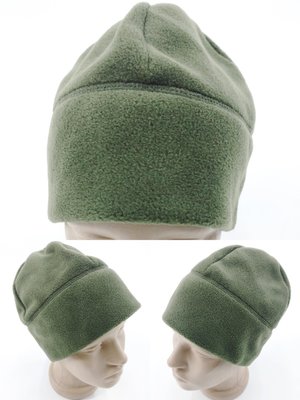 Флисовая мужская шапка – оливка 90035 фото
